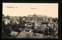 AK Ebersbach I. Sa., Hainschule Aus Der Vogelschau  - Ebersbach (Loebau/Zittau)