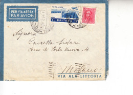 ERITREA  1940 - Lettera Per  Milano - Eritrea