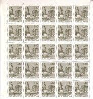JUGOSLAWIEN MI-NR. 1694 C POSTFRISCH(MINT) BOGENTEIL (25) SEHENSWÜRDIGKEITEN 1977 VRANJE - Unused Stamps