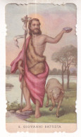 San Giovanni Battista, Vecchio Santino  Fustellato Con Preghiera Ed. GMI N°63 Rif S521 - Godsdienst & Esoterisme