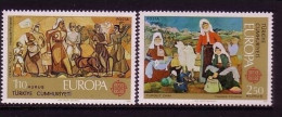 TÜRKEI MI-NR. 2355-2356 POSTFRISCH(MINT) EUROPA 1975 - GEMÄLDE - 1975