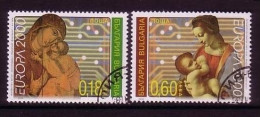 BULGARIEN MI-NR. 4453-4454 O EUROPA 2000 - LEONARDO DA VINCI - 2000