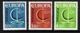 PORTUGAL MI-NR. 1012-1014 POSTFRISCH(MINT) EUROPA 1966 SEGEL - 1966