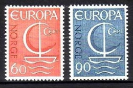 NORWEGEN MI-NR. 547-548 POSTFRISCH(MINT) EUROPA 1966 - SEGEL - 1966