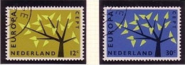 NIEDERLANDE MI-NR. 782-783 GESTEMPELT(USED) EUROPA 1962 BAUM - 1962