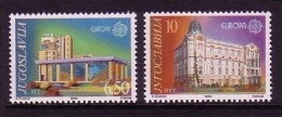 JUGOSLAWIEN MI-NR. 2414-2415 POSTFRISCH(MINT) EUROPA 1990 POSTALISCHE EINRICHTUNGEN - 1990