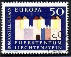 LIECHTENSTEIN MI-NR. 444 GESTEMPELT(USED) EUROPA 1964 KASTELL IN SCHAAN - 1964