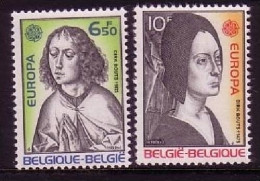 BELGIEN MI-NR. 1818-1819 POSTFRISCH(MINT) EUROPA 1975 - GEMÄLDE - 1975