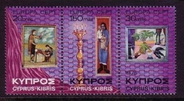 ZYPERN MI-NR. 426-428 POSTFRISCH(MINT) EUROPA 1975 GEMÄLDE - 1975