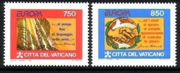 VATIKAN MI-NR. 1141-1142 POSTFRISCH(MINT) EUROPA 1995 FRIEDEN Und FREIHEIT - Unused Stamps