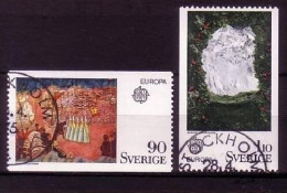 SCHWEDEN MI-NR. 899-900 GESTEMPELT(USED) EUROPA 1975 GEMÄLDE - 1975