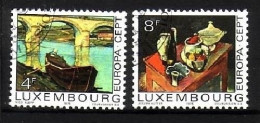 LUXEMBURG MI-NR. 904-905 GESTEMPELT(USED) EUROPA 1975 GEMÄLDE - 1975