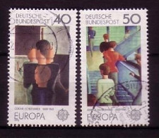 DEUTSCHLAND MI-NR. 840-841 GESTEMPELT(USED) EUROPA 1975 GEMÄLDE OSKAR SCHLEMMER - 1975