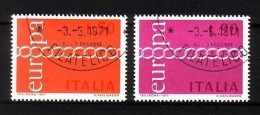 ITALIEN MI-NR. 1335-1336 O EUROPA 1971 - KETTE - 1971