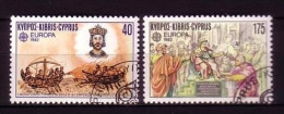 ZYPERN MI-NR. 566-567 GESTEMPELT(USED) EUROPA 1982 HISTORISCHE EREIGNISSE - 1982