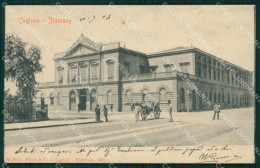 Cagliari Città Stazione Postcard Cartolina KF3462 - Cagliari