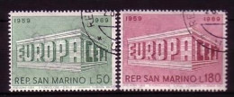 SAN MARINO MI-NR. 925-926 O EUROPA 1969 - EUROPA CEPT - 1969