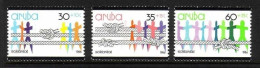 ARUBA MI-NR. 13-15 POSTFRISCH(MINT) SOLIDARITÄT - Curazao, Antillas Holandesas, Aruba