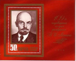 SOWJETUNION BLOCK 138 POSTFRISCH(MINT) 109. GEBURTSTAG VON LENIN 1979 - Lenin