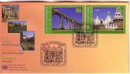 UNO WIEN MI-NR. 317-318 FDC UNESCO WELTERBE SPANIEN 2000 - FDC