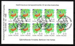 FINNLAND Folienblatt MI-NR. 1129 GESTEMPELT(USED) PFLANZEN 1991 EBERESCHE - Used Stamps