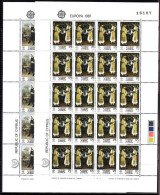 ZYPERN MI-NR. 547-548 POSTFRISCH(MINT) BOGENSATZ EUROPA 1981 - FOLKLORE - Unused Stamps