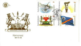 BOPHUTHATSWANA MI-NR. 18-21 FDC TAG DER UNABHÄNGIGKEIT 1977 - Bophuthatswana