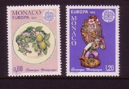 MONACO MI-NR. 1230-1231 POSTFRISCH(MINT) EUROPA 1976 KUNSTHANDWERK - 1976