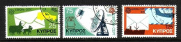 ZYPERN MI-NR. 501-503 GESTEMPELT(USED) EUROPA 1979 POST- UND FERNMELDEWESEN - 1979