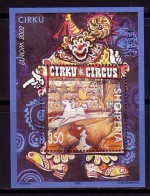 ALBANIEN BLOCK 138 POSTFRISCH(MINT) EUROPA 2002 ZIRKUS CLOWN - Circo