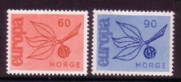 NORWEGEN MI-NR. 532-533 POSTFRISCH(MINT) EUROPA 1965 - ZWEIG - 1965