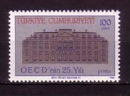 TÜRKEI MI-NR. 2754 POSTFRISCH(MINT) OECD GEBÄUDE PARIS 1986 - Unused Stamps