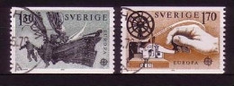 SCHWEDEN MI-NR. 1058-1059 GESTEMPELT(USED) EUROPA 1979 POST- Und FERNMELDEWESEN - 1979