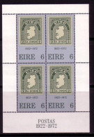 IRLAND BLOCK 1 POSTFRISCH(MINT) 50 JAHRE IRISCHE BRIEFMARKEN MARKE AUF MARKE - Blocks & Sheetlets