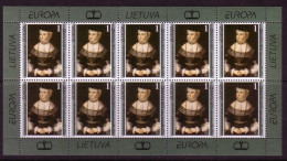 LITAUEN MI-NR. 608 POSTFRISCH(MINT) KLEINBOGEN EUROPA 1996 BERÜHMTE FRAUEN - 1997