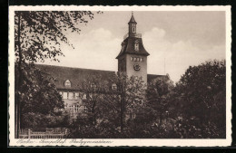 AK Berlin-Tempelhof, Realgymnasium Mit Turmuhr  - Tempelhof