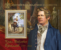 Russia 2024, S/S Russian Academy Of Arts, K. Brullov (1799–1852), A Painter, MNH** - Neufs