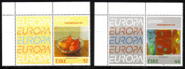 IRLAND MI-NR. 825-826 POSTFRISCH(MINT) ZIERFELD LINKS EUROPA 1993 - ZEITGENÖSSISCHE KUNST - 1993