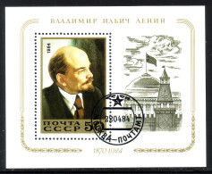 SOWJETUNION BLOCK 174 GESTEMPELT(USED) 114. GEBURTSTAG VON LENIN - Lenin