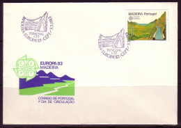 MADEIRA MI-NR. 84 FDC EUROPA 1983 - GROSSE WERKE - 1983