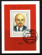 SOWJETUNION BLOCK 183 GESTEMPELT(USED) 115. GEBURTSTAG LENIN - Lenin