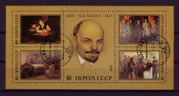 SOWJETUNION BLOCK 191 GESTEMPELT(USED) 117. GEBURTSTAG LENIN - Lenin