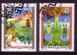 MAKEDONIEN MI-NR. 102-103 GESTEMPELT(USED) EUROPA 1997 SAGEN LEGENDEN - 1997