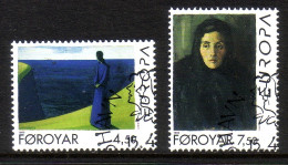 FÄRÖER MI-NR. 296-297 GESTEMPELT(USED) EUROPA 1996 BERÜHMTE FRAUEN - 1996