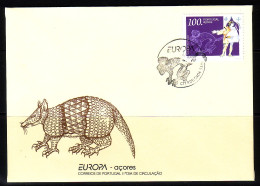 AZOREN MI-NR. 446 FDC EUROPA 1994 - ENTDECKUNGEN Und ERFINDUNGEN MAKAK - 1994