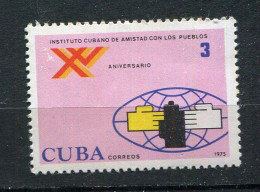 Cuba ** N° 1874 - Institut Cubain De L'amitié - Nuovi