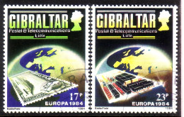 GIBRALTAR MI-NR. 475-476 GESTEMPELT(USED) EUROPA 1984 MARKE AUF MARKE - 1984