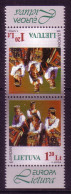 LITAUEN MI-NR. 664 POSTFRISCH(MINT) KEHRDRUCKPAAR EUROPA 1998 FESTE Und FEIERTAGE - 1998