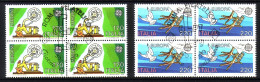 ITALIEN MI-NR. 1657-1658 GESTEMPELT(USED) 4er BLOCK EUROPA 1979 POST- Und FERNMELDEWESEN - 1979