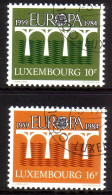 LUXEMBOURG MI-NR. 1098-1099 O EUROPA 1984 - BRÜCKE - 1984